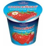Choceňská mlékárna Choceňský smetanový jogurt jahoda 150 g – Hledejceny.cz