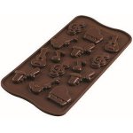 Silikomart forma na čokoládu Choco Melody Hudba 21x10cm – Zboží Dáma