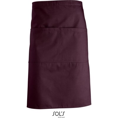 SOL's Collection Zástěra Greenwich COT25802037099-burgundy Burgundová – Hledejceny.cz