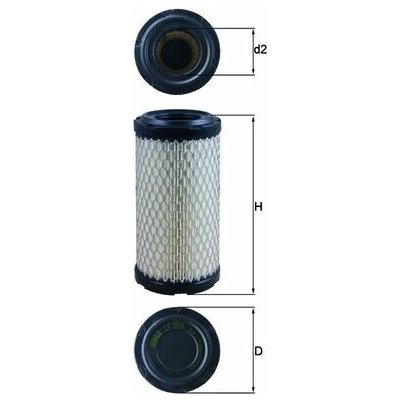 MAHLE ORIGINAL Vzduchový filtr LX2908 – Hledejceny.cz
