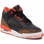 Nike Air Jordan 3 Retro Gs 441140 088 černá – Zboží Mobilmania