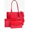 Kabelka Michael Kors CHARLOTTE 3v1 set dámských kabelek red