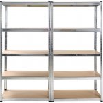Majster Regál 180 x 90 x 40 cm 5 polic zinek 2 ks – Sleviste.cz