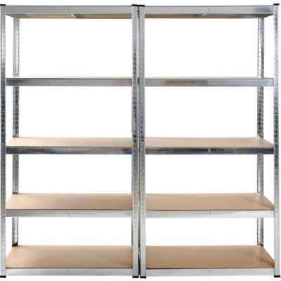 Majster Regál 180 x 90 x 40 cm 5 polic zinek 2 ks – Sleviste.cz