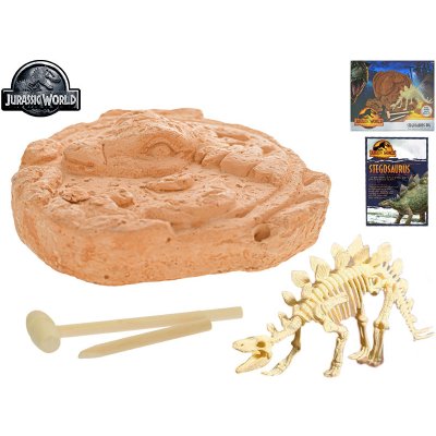 Mikro trading Jurský svět Sada vytesej si kostru Stegosaura s doplňky – Zboží Mobilmania