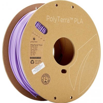 Polymaker PolyTerra PLA Lavender Purple 2,85 mm 1 kg – Zboží Živě