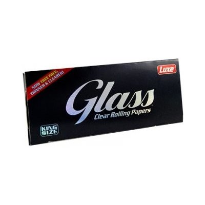Glass Papírky Průhledné Luxe King size 40 ks