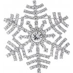 Biju Brož vločka se zirkony 9002099-1 – Zboží Mobilmania