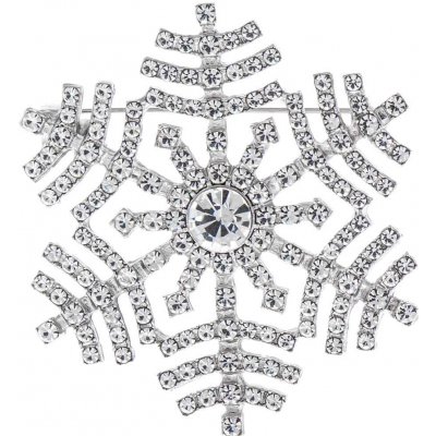 Biju Brož vločka se zirkony 9002099-1 – Zboží Mobilmania