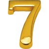 Domovní číslo Domovní číslo "7", zlaté, výška 5 cm