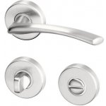 AC-T Servis Slza matný nikl - kulatá rozeta – WC – Plastová konstrukce – Sleviste.cz