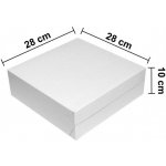 dortová krabice 280x280x100mm – Zboží Mobilmania
