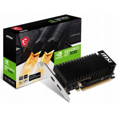 MSI GeForce GT 1030 4GHD4 LP OC – Zboží Živě