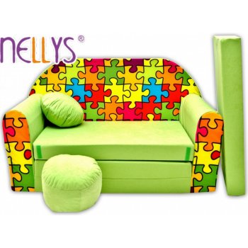 Nellys Puzzle v zelené