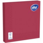 Aha papírové ubrousky 3V 20ks bordó syté 33x33cm – Hledejceny.cz