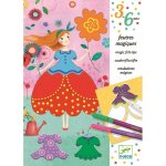 Djeco Kreativní sada Pestrobarevné oblékání kouzelné fixy – Hledejceny.cz