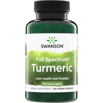 Swanson Kurkuma Turmeric 720 mg 100 kapslí – Hledejceny.cz