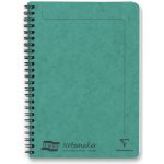 Clairefontaine Europa kroužkový blok A5 linkovaný zelený 60 listů – Zboží Živě