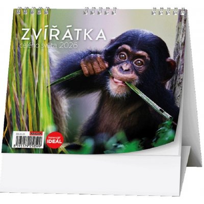 Stolní Baloušek IDEÁL Zvířátka celého světa 2026 – Zbozi.Blesk.cz