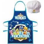 Euroswan Chlapecká zástěra s kuchařskou čepicí Tlapková patrola Paw Patrol motiv Charged Up – Zboží Dáma