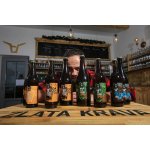Domácí degustace piva s pivovarem Zlatá Kráva balíček Pivní speciály bedna 6 druhů piva – Hledejceny.cz