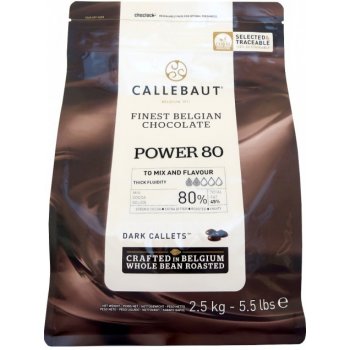 Barry Callebaut Callebaut čokoláda POWER 80 hořká 80% 2500 g