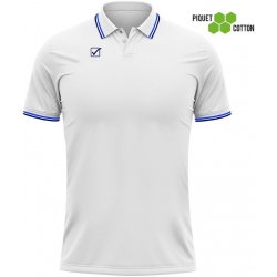 Givova Poloshirt white-navy blue bílá