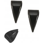 Nerezové šlupny 6x3mm černé - 1Ks - 1Ks – Zboží Dáma