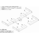 Tažné zařízení pro obytné vozy - teleskopický příčník, pevný čep – Sleviste.cz