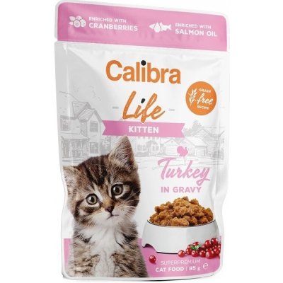 Calibra Life Kitten Turkey in Gravy 28 x 85 g