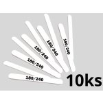 Petra nehty Pilník profesionální rovný bílý 180/240 10 ks – Zboží Dáma