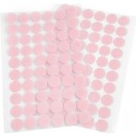 Suchý zip samolepicí kolečka Ø15 mm, malé, 5 růžová sv. – Zboží Mobilmania