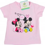 DISNEY MINNIE MOUSE RŮŽOVÉ TRIČKO S KRÁTKÝM RUKÁVEM – Hledejceny.cz