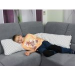 Matýsek Kojicí polštáře Tulící polštář PUNTÍK ČERNOBÍLÝ XXL – Zboží Dáma