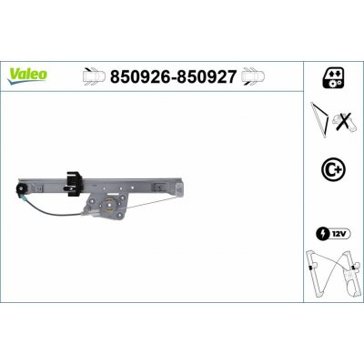 Zvedací zařízení oken VALEO 850926 | Zboží Auto