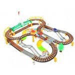 Vláčkodráha dvoupatrová 192 dílů – Zboží Dáma