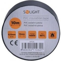 Solight Izolační páska 19 mm x 10 m černá