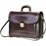 Gregorio pánská kožená aktovka 202 tmavě hnědá – Zboží Dáma