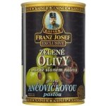 Kaiser Franz Josef Exclusive Zelené olivy plněné ančovičkovou pastou 300g – Zboží Dáma
