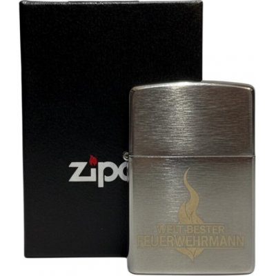Zippo cr. geb. gel. "Welt Bester Feuerwehrmann" – Hledejceny.cz