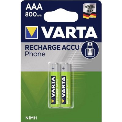 Akumulátor NiMH 2x 1.2V/750mAh, VARTA-T398B – Zboží Živě