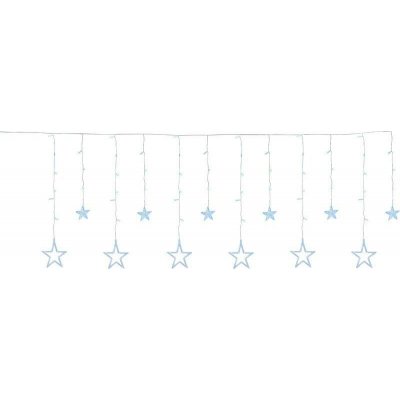 Reťaz MagicHome Vianoce Curtain 138x LED studená biela s hviezdami 230V 8 funkcií osvetlenie L – Hledejceny.cz