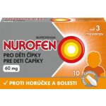 NUROFEN PRO DĚTI RCT 60MG SUP 10 – Hledejceny.cz