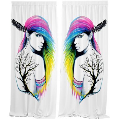 IMPAR Závěsy Miss-art (Rozměr : 140x250, Materiál: Interlock) – Hledejceny.cz