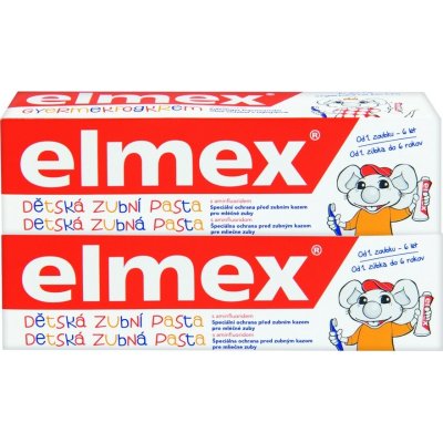 Elmex dětská zubní pasta duo 2 × 50 ml – Hledejceny.cz