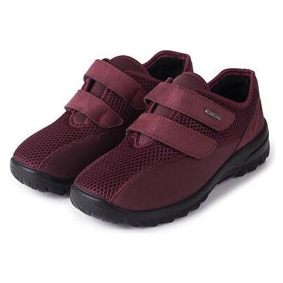 Vlnka Dámské prodyšné gelové tenisky na suchý zip červená – Sleviste.cz