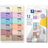 Modelovací hmota FIMO Soft sada 12 barev 25 g PASTEL