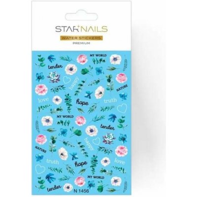 Starnails 2D vodolepky/obtisky PREMIUM N1456 – Zboží Mobilmania