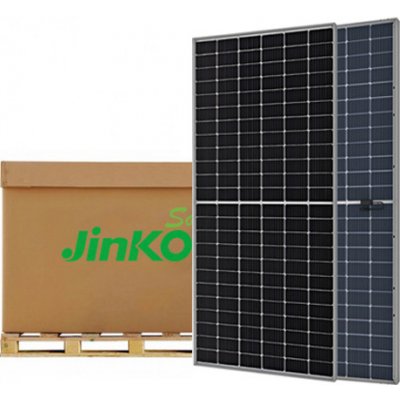 Jinko Solar Tiger Pro 72HC-BDVP stříbrný rám 545Wp Bifacial Dual Glass oboustranný solární fotovoltaický panel 36ks paleta – Zbozi.Blesk.cz