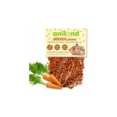 Aniland Zeleninové granule 100% Mrkev 150 g – Zbozi.Blesk.cz